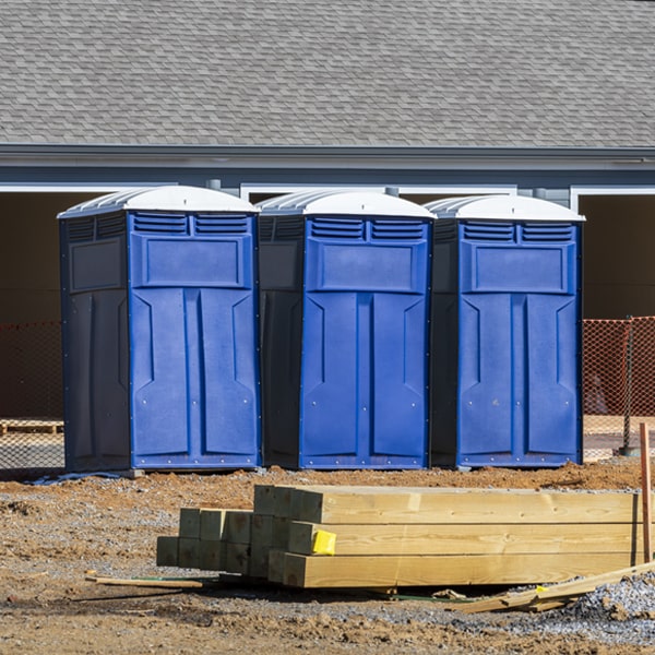 are there any restrictions on what items can be disposed of in the porta potties in Lake Belvedere Estates Florida